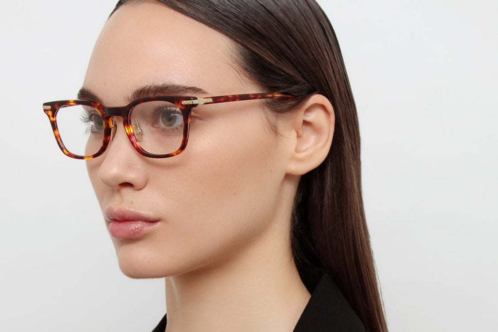 Linda Farrow - Hawkin Eyeglasses Dark Tortoiseshell/Light Gold (C2)