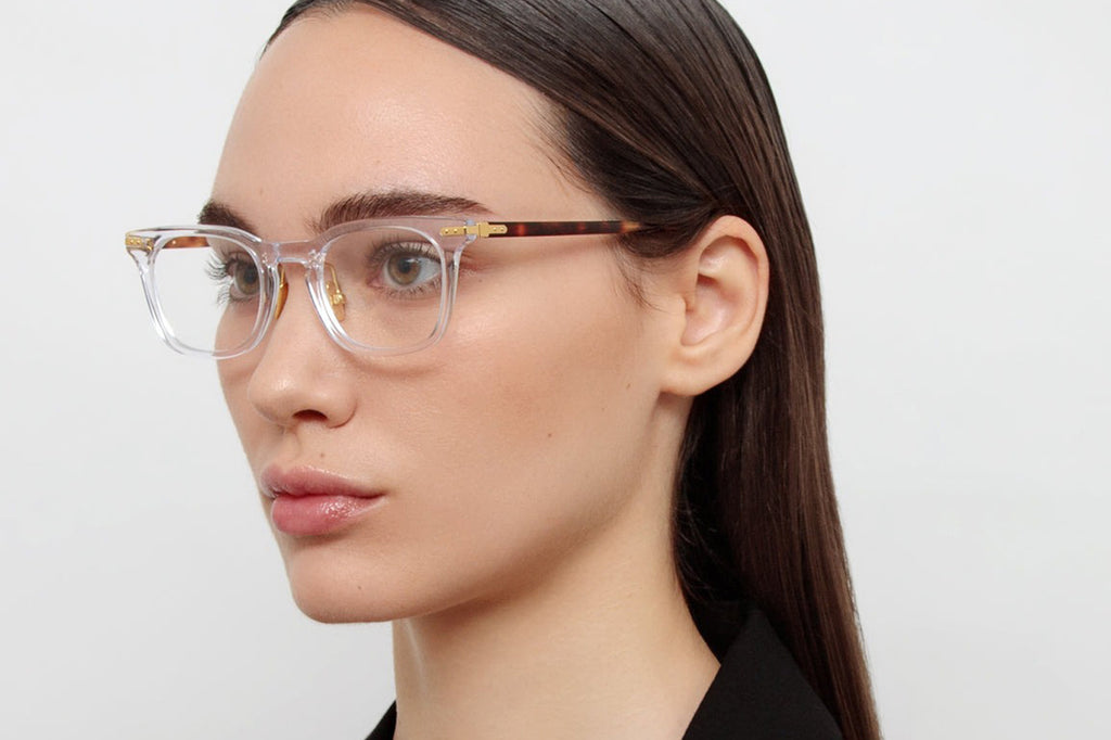 Linda Farrow - Hawkin Eyeglasses Clear/Yellow Gold (C3)