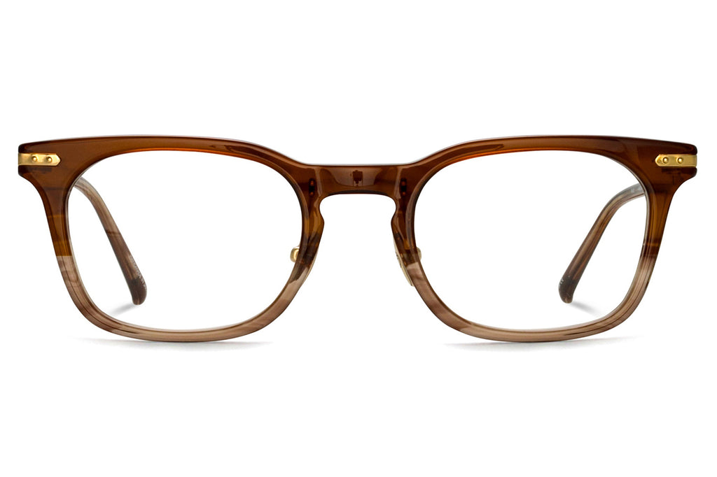 Linda Farrow - Hawkin Eyeglasses Caramel Horn/Light Gold (C4)