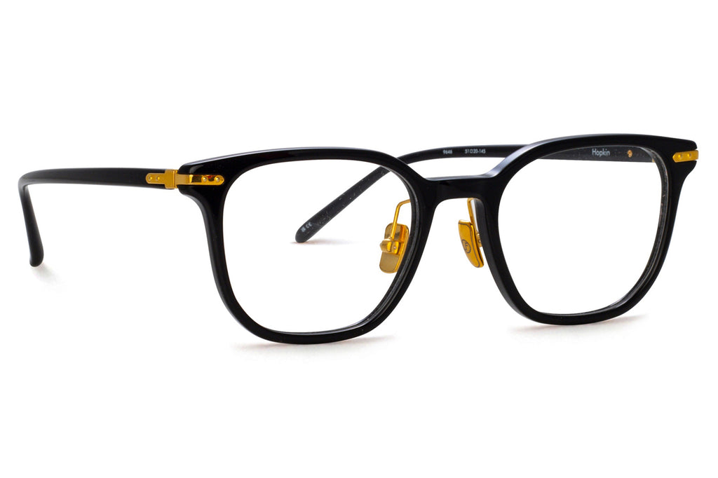 Linda Farrow - Hopkin Eyeglasses Black/Yellow Gold (C1)