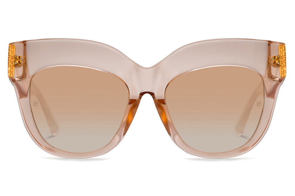 Linda Farrow - Dunaway Sunglasses Translucent Peach (C11)