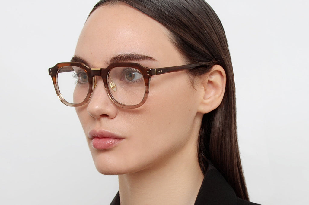 Linda Farrow - Fletcher Eyeglasses Caramel Horn (C16)