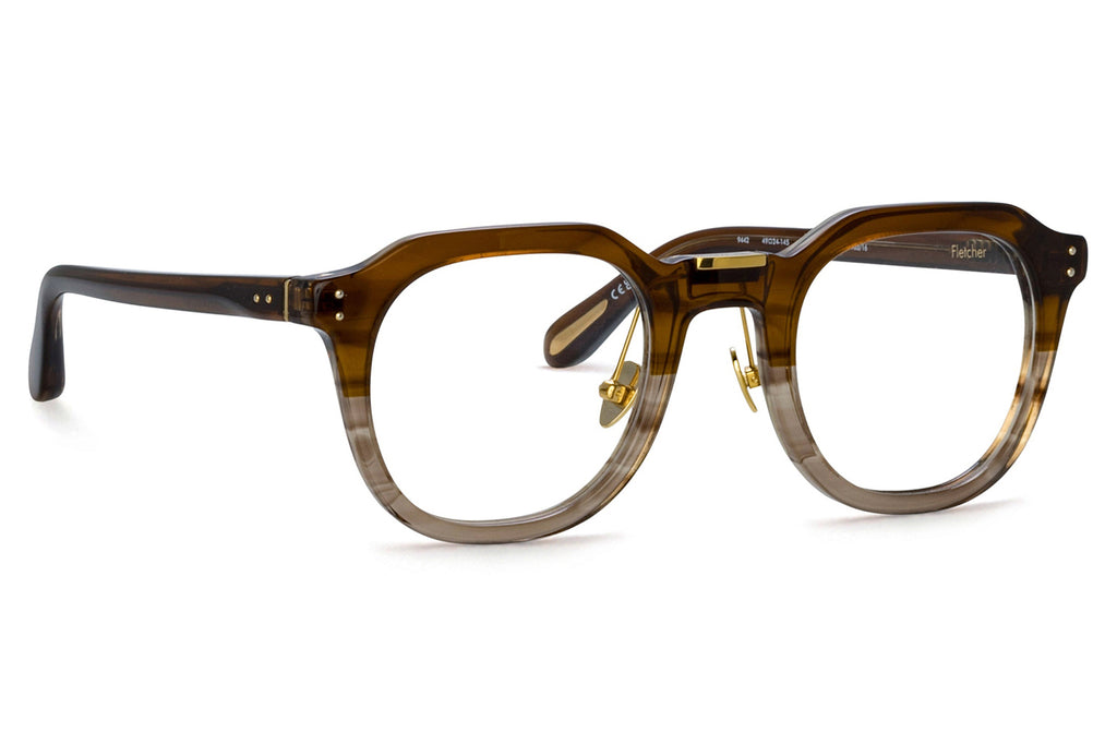 Linda Farrow - Fletcher Eyeglasses Caramel Horn (C16)