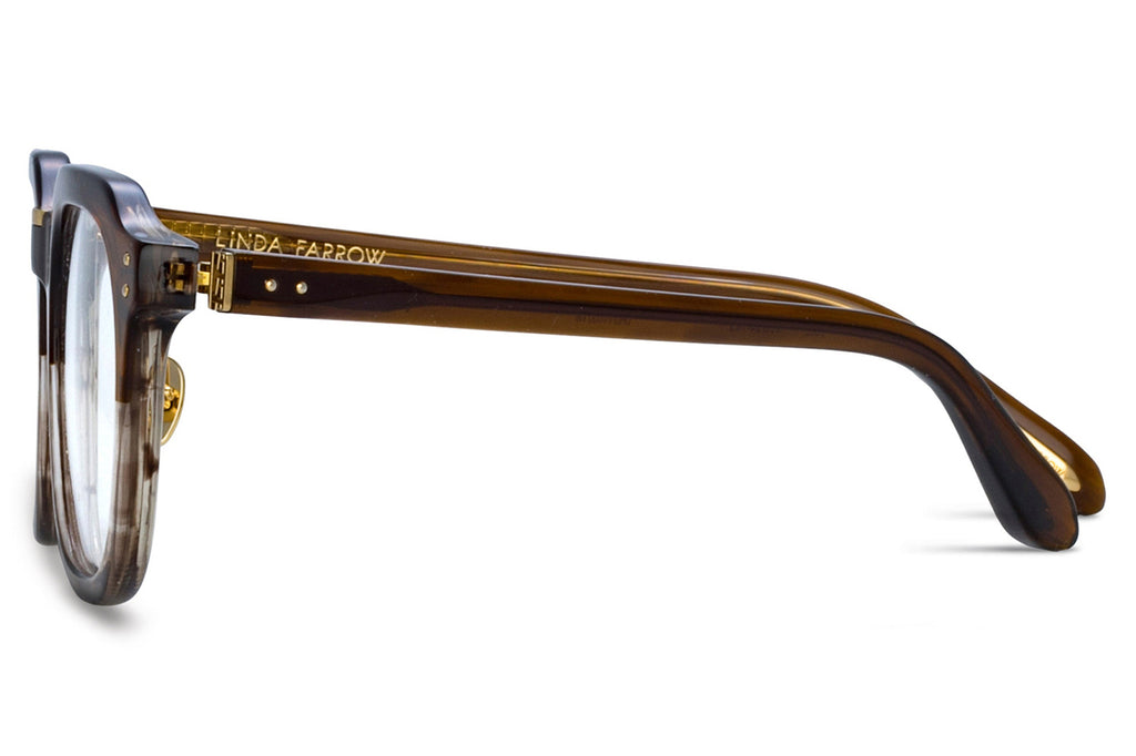 Linda Farrow - Fletcher Eyeglasses Caramel Horn (C16)