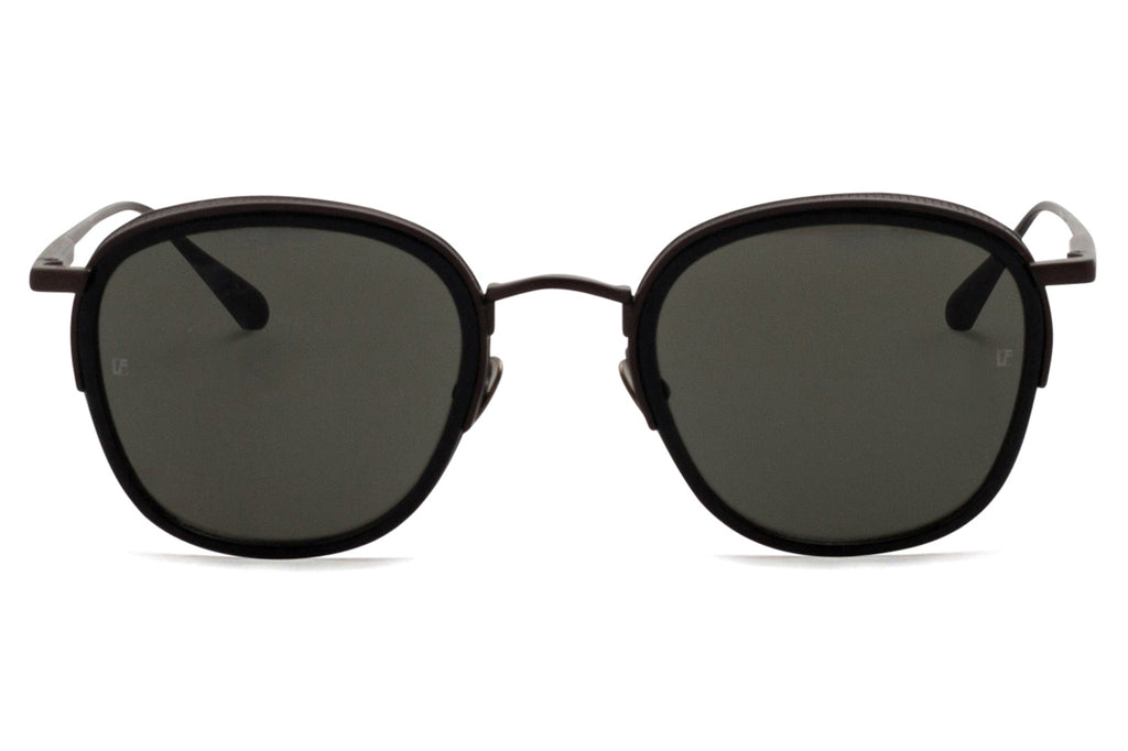 Linda Farrow - Aldrin Sunglasses Black/Matte Nickel (C6)