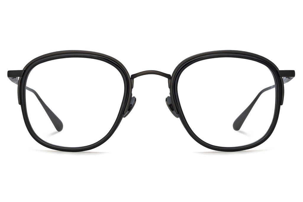 Linda Farrow - Aldrin Eyeglasses Black/Matt Nickel (C7)