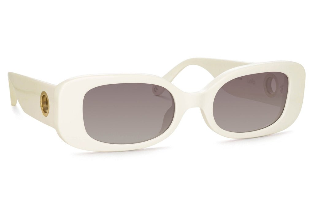 Linda Farrow - Lola Sunglasses White (C3)