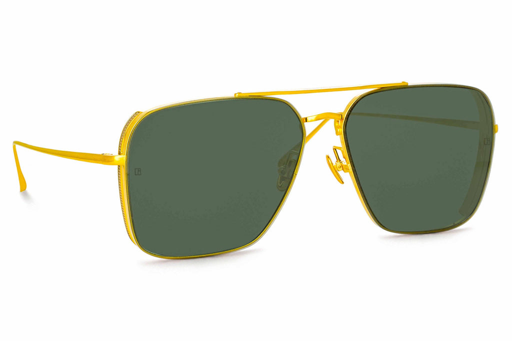 Linda Farrow - Asher Sunglasses Yellow Gold (C1)