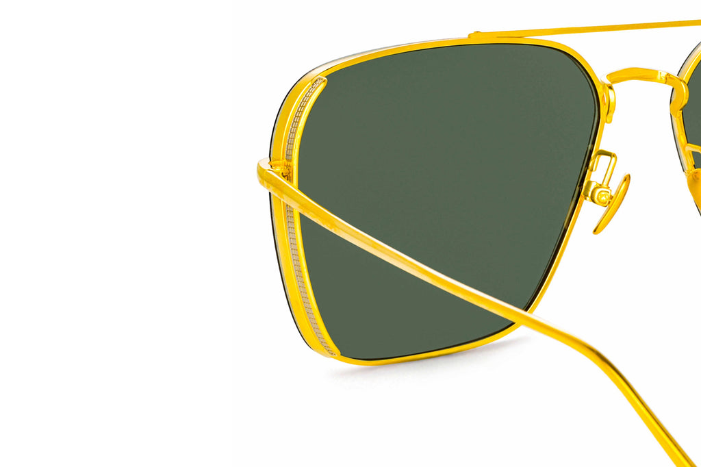 Linda Farrow - Asher Sunglasses Yellow Gold (C1)