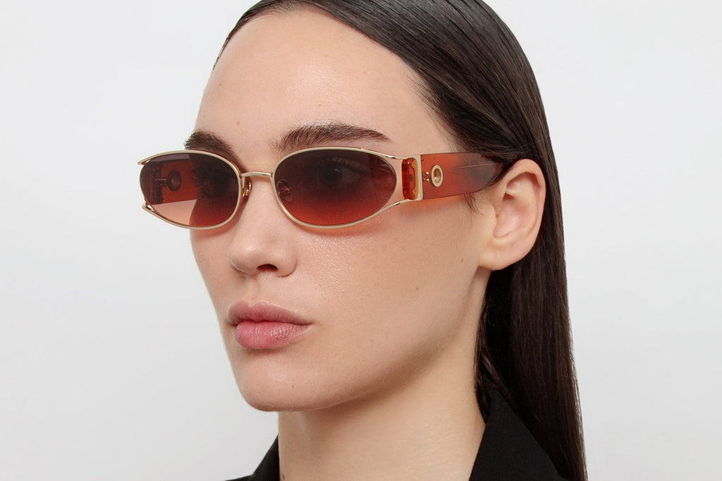 Linda Farrow - Shelby Sunglasses Light Gold (C6)