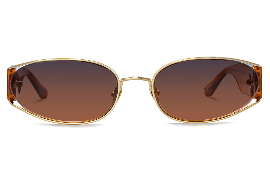 Linda Farrow - Shelby Sunglasses Light Gold (C6)