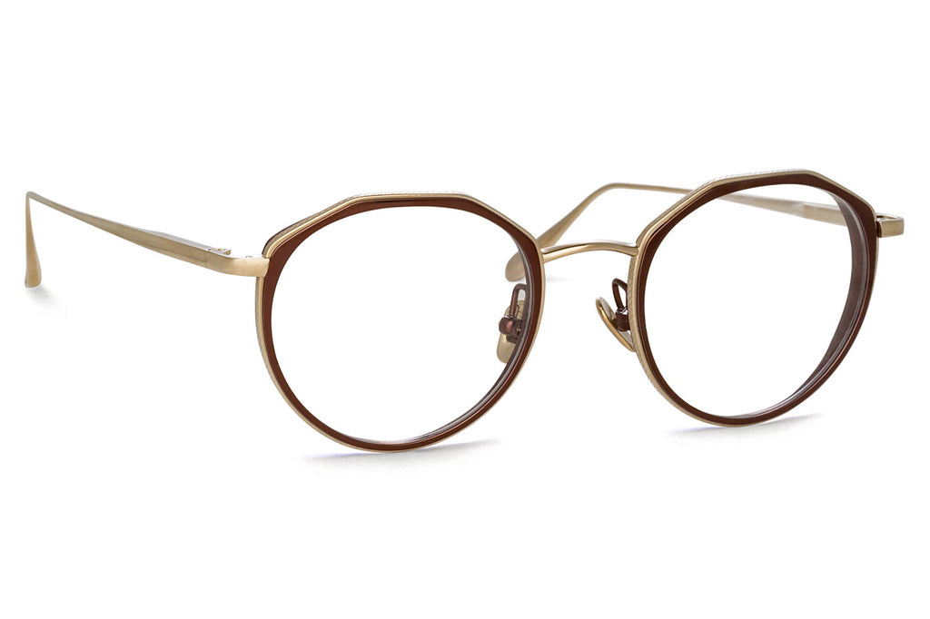 Linda Farrow - Cesar Eyeglasses Light Gold/Brown (C3)