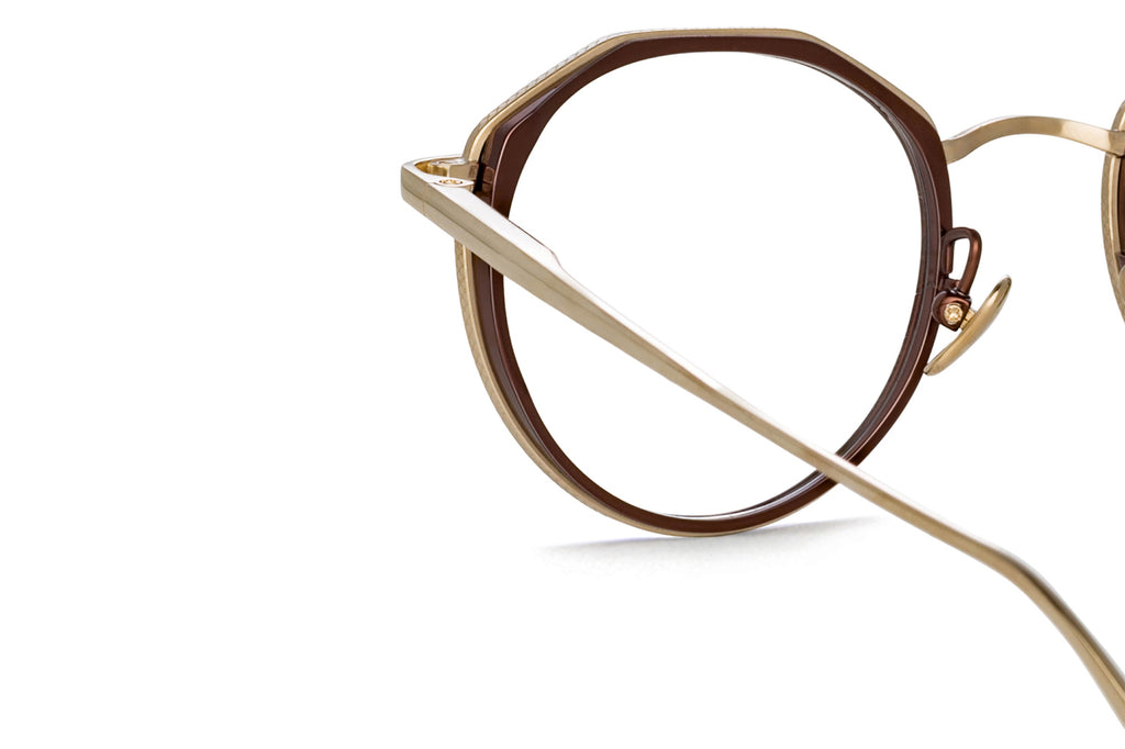 Linda Farrow - Cesar Eyeglasses Light Gold/Brown (C3)