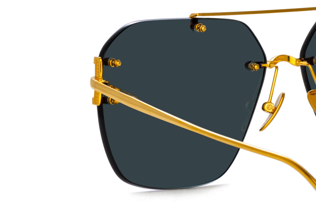 Linda Farrow - Reyner Sunglasses Yellow Gold (C1)