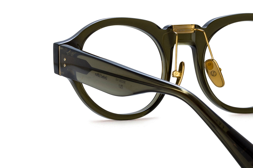 Linda Farrow - Leon Eyeglasses Green/Light Gold (C4)