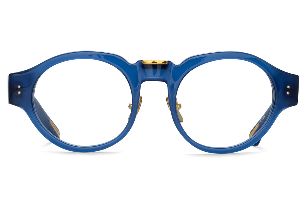 Linda Farrow - Leon Eyeglasses Blue/Light Gold (C5)