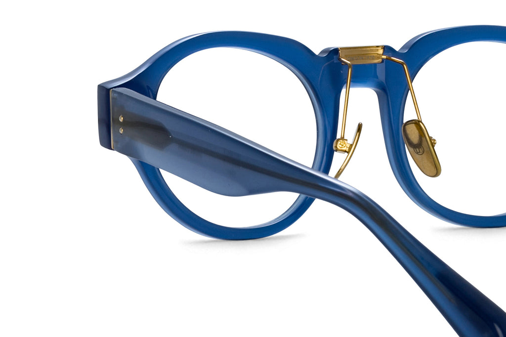 Linda Farrow - Leon Eyeglasses Blue/Light Gold (C5)