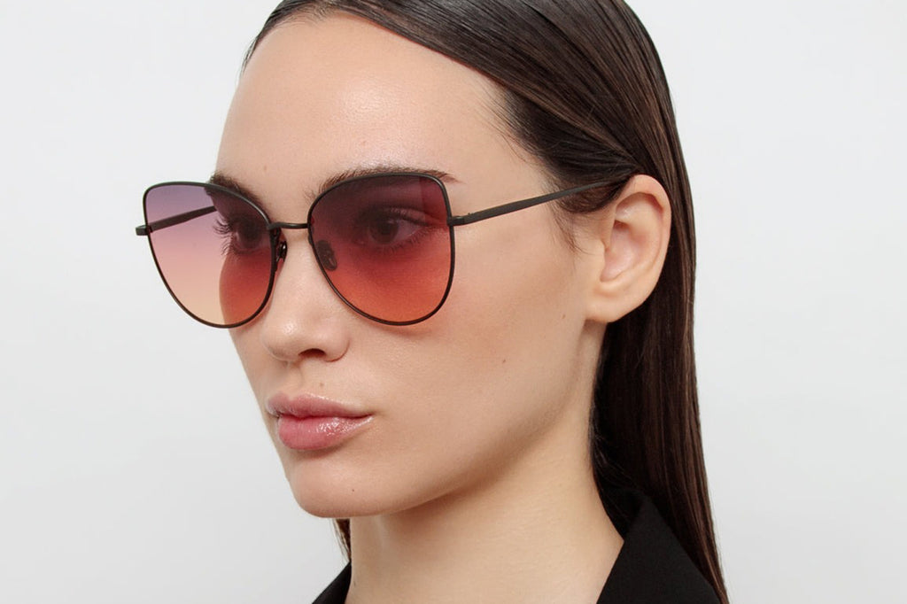 Linda Farrow - Eloise Sunglasses Matte Nickel (C10)