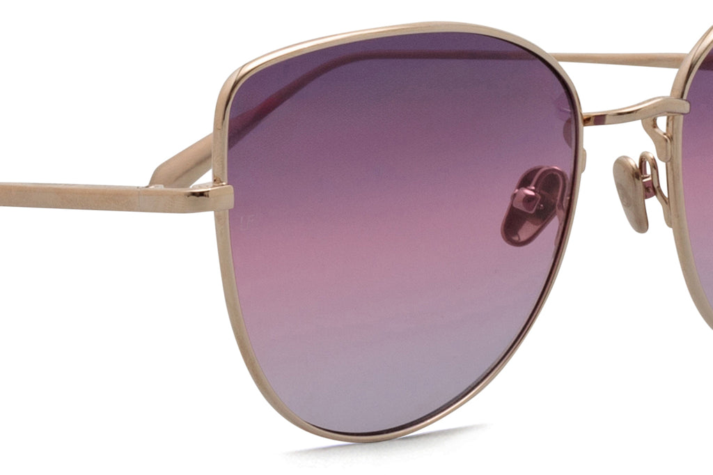 Linda Farrow - Eloise Sunglasses Light Gold (C9)