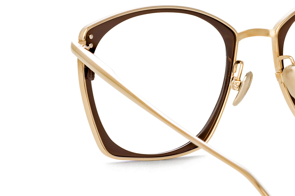 Linda Farrow - Milo Eyeglasses Light Gold (C2)