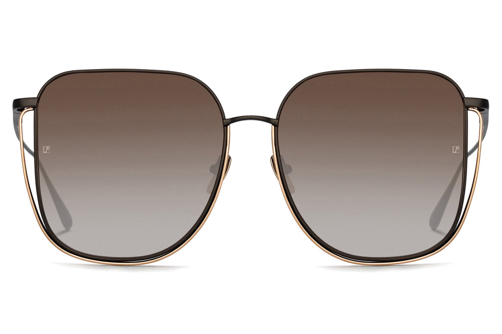 Linda Farrow - Camry Sunglasses Nickel (C2)