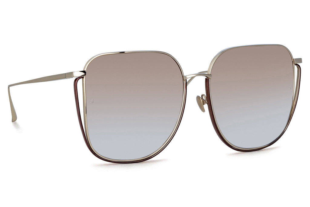 Linda Farrow - Camry Sunglasses Light Gold (C3)