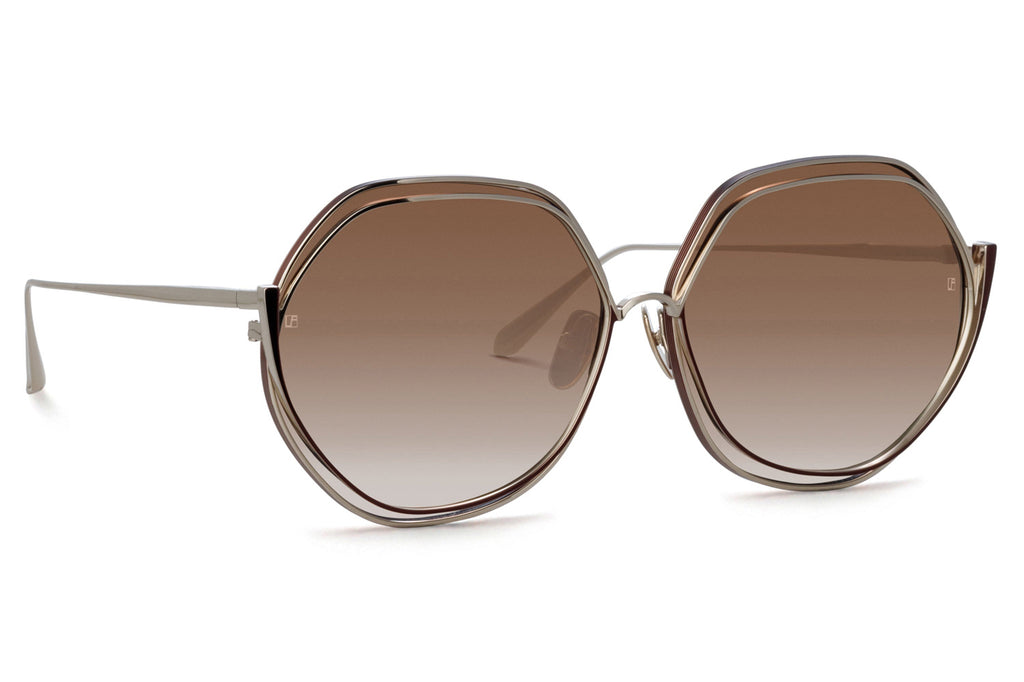 Linda Farrow - Aspen Sunglasses Metallic Brown (C2)