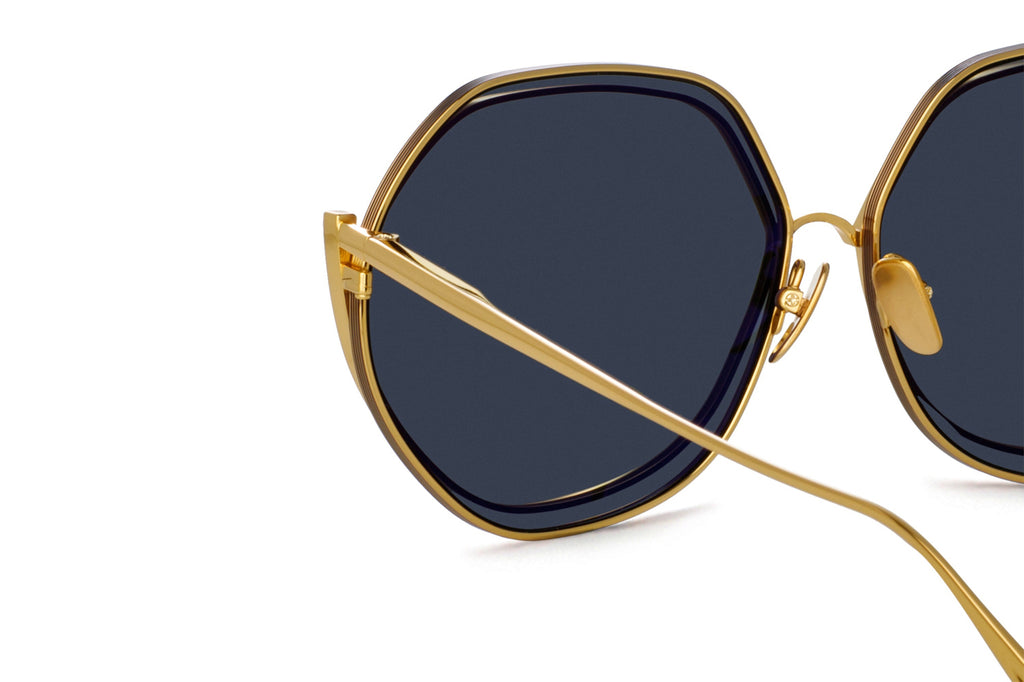 Linda Farrow - Aspen Sunglasses Yellow Gold (C3)