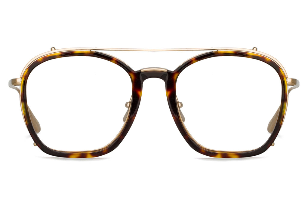 Linda Farrow - Aston Eyeglasses Light Gold/Tortoiseshell (C5)