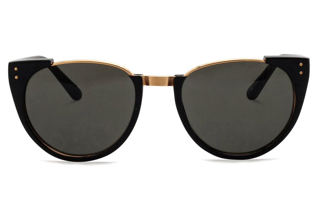 Linda Farrow - Iris Sunglasses Black/Yellow Gold (C56)