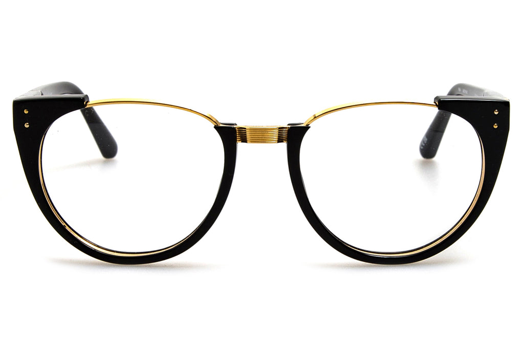 Linda Farrow - Iris Eyeglasses Black/Yellow Gold (C60)