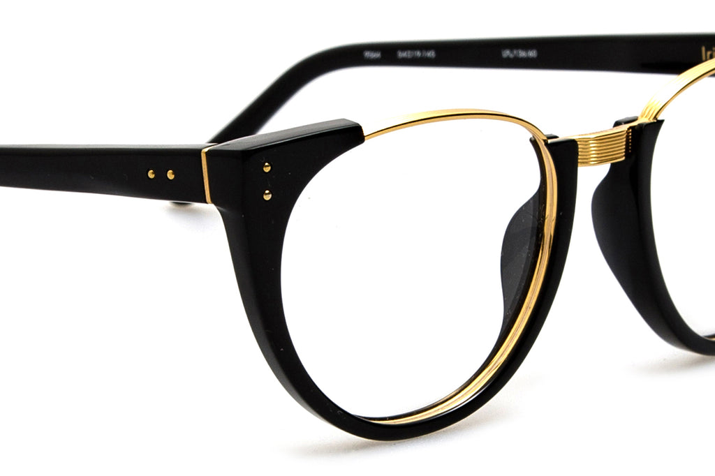 Linda Farrow - Iris Eyeglasses Black/Yellow Gold (C60)