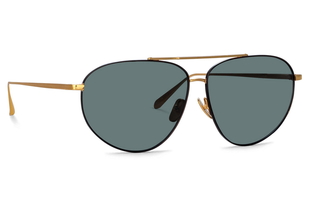 Linda Farrow - Gabriel Sunglasses Yellow Gold (C1)