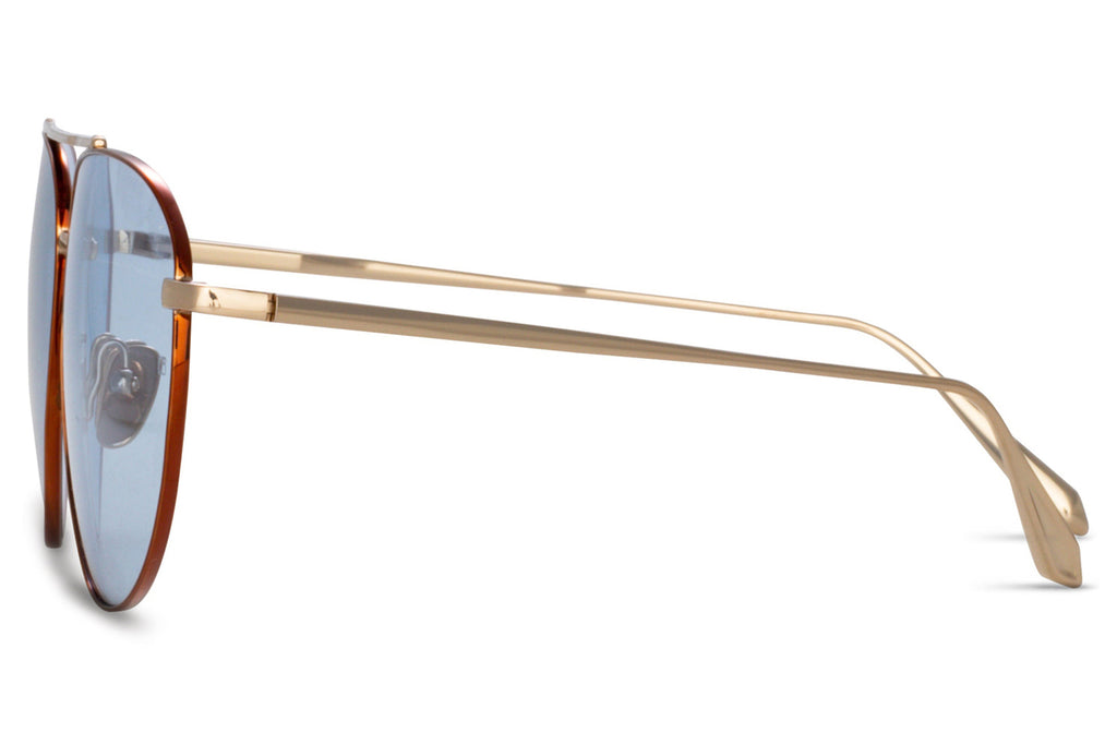 Linda Farrow - Gabriel Sunglasses Light Gold (C3)