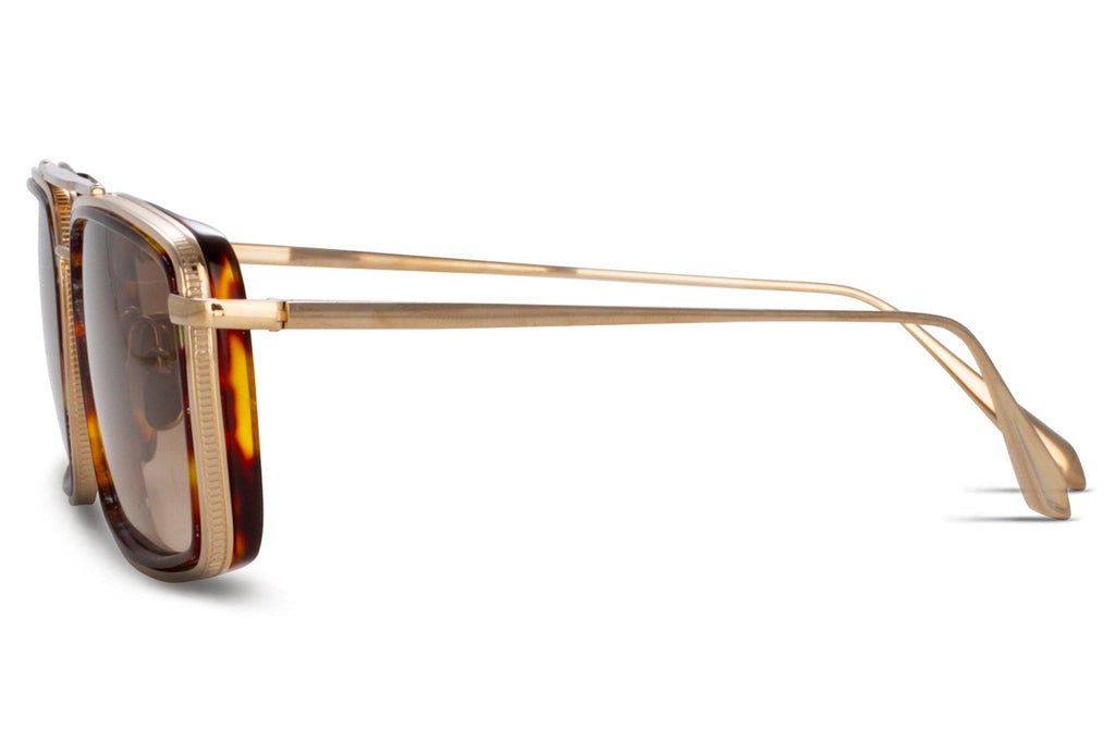 Linda Farrow - Cassia Sunglasses Light Gold (C2)