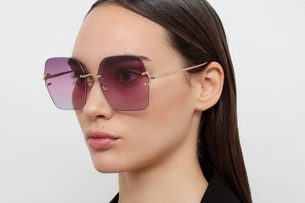 Linda Farrow - Carina Sunglasses Light Gold (C6)