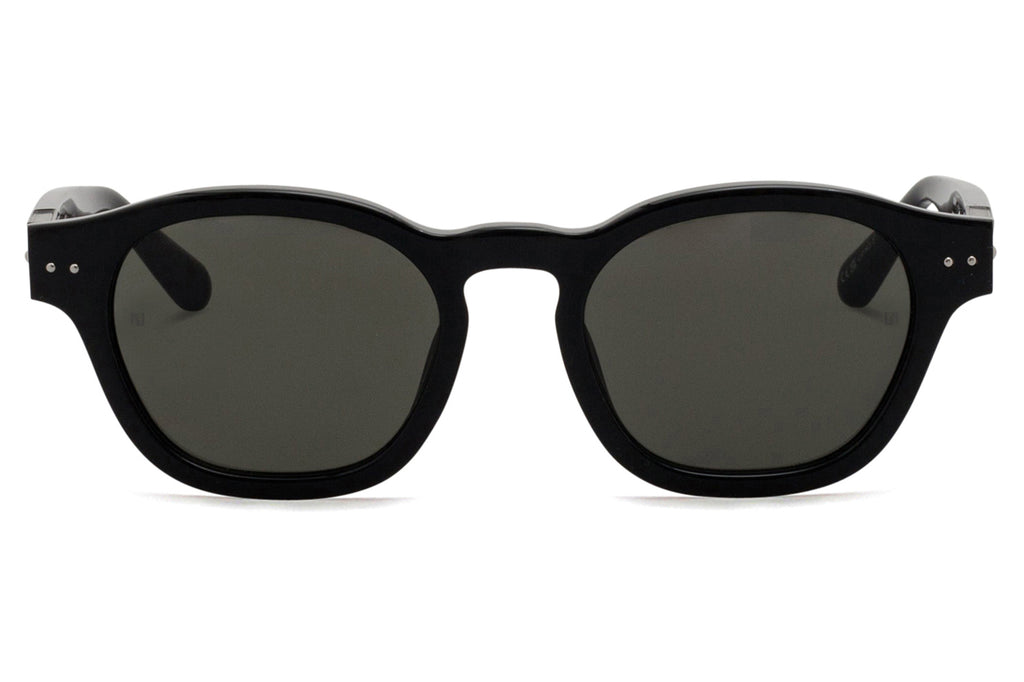 Linda Farrow - Talbot Sunglasses Black/Matte Nickel (C1)