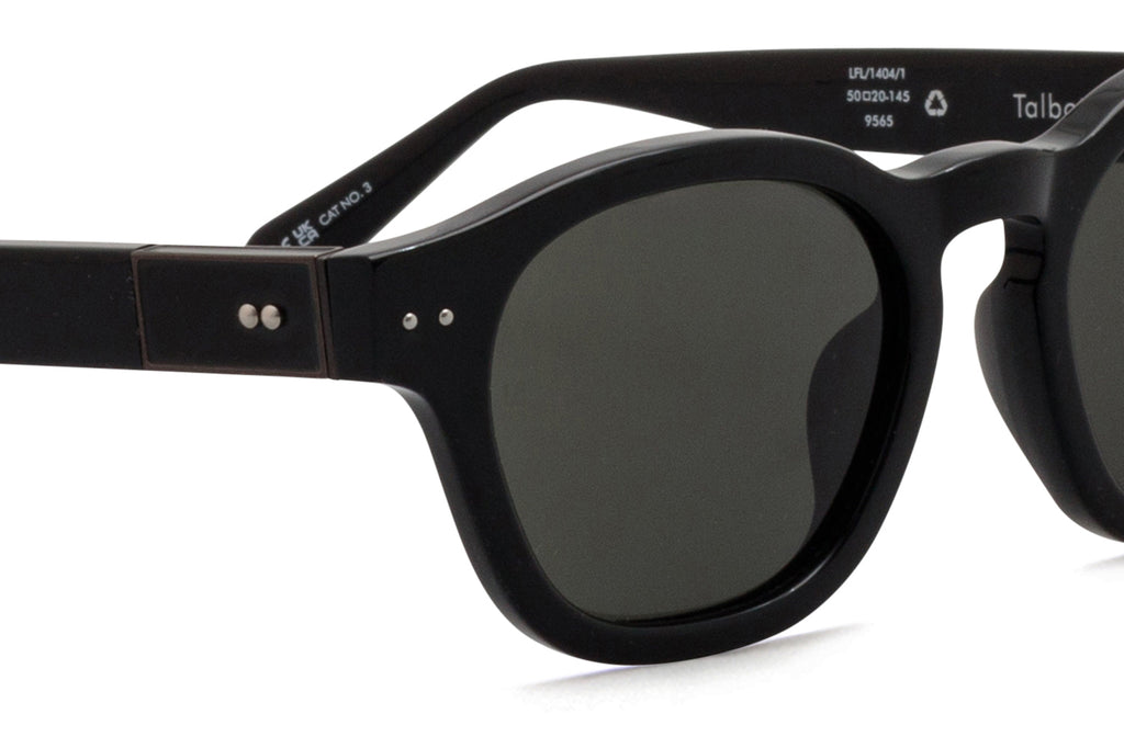 Linda Farrow - Talbot Sunglasses Black/Matte Nickel (C1)