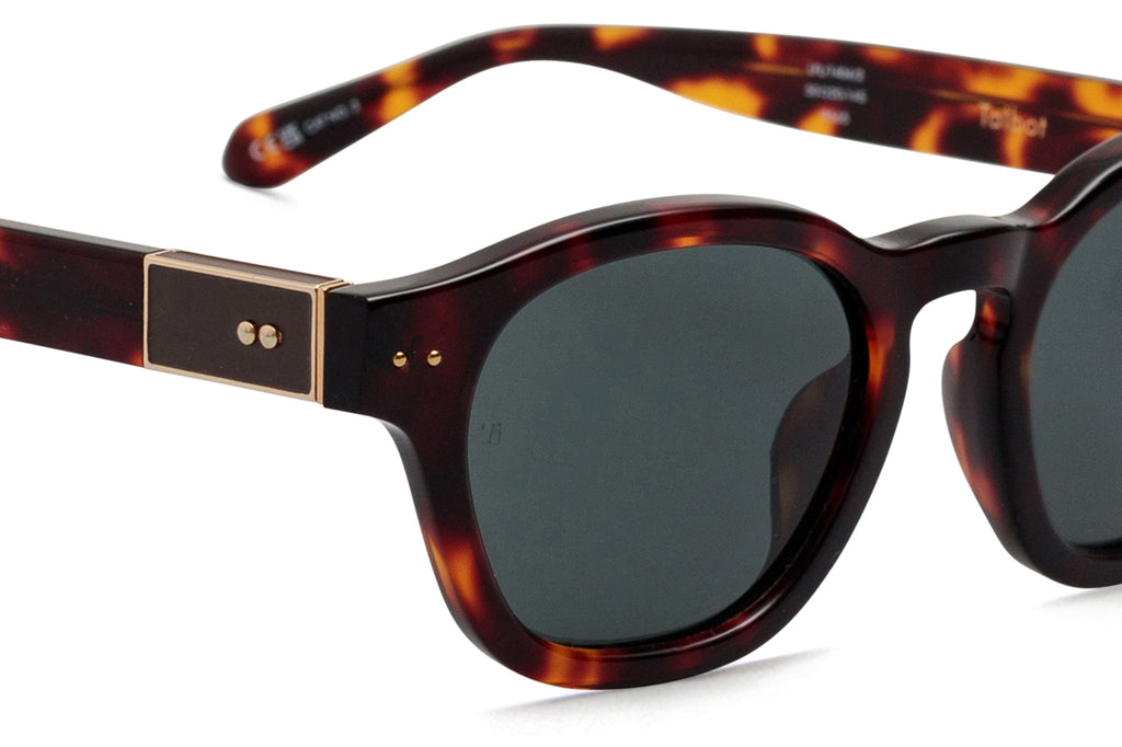 Linda Farrow - Talbot Sunglasses Dark Tortoiseshell/Light Gold (C2)