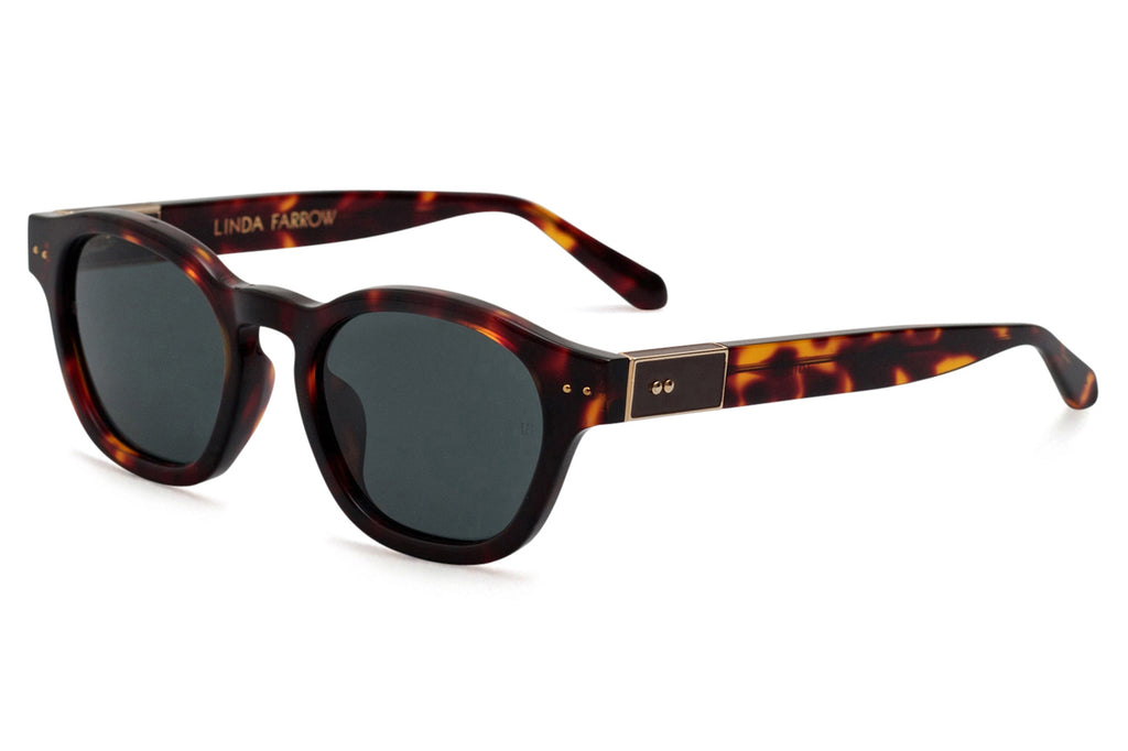 Linda Farrow - Talbot Sunglasses Dark Tortoiseshell/Light Gold (C2)