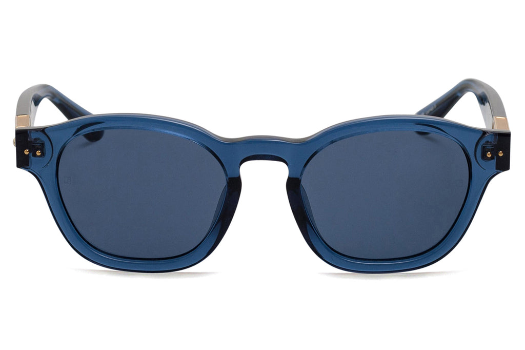 Linda Farrow - Talbot Sunglasses Navy/Light Gold (C3)