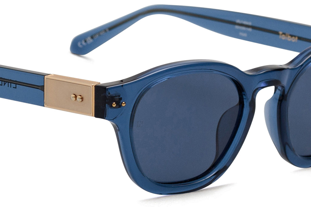 Linda Farrow - Talbot Sunglasses Navy/Light Gold (C3)