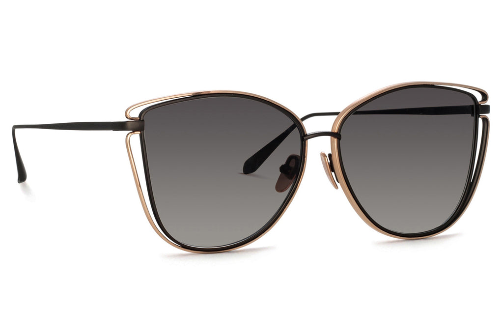 Linda Farrow - Dinah Sunglasses Matte Nickel (C1)