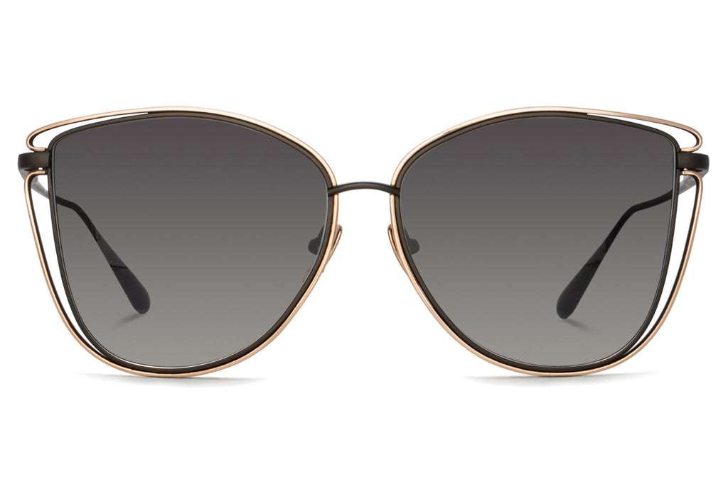 Linda Farrow - Dinah Sunglasses Matte Nickel (C1)