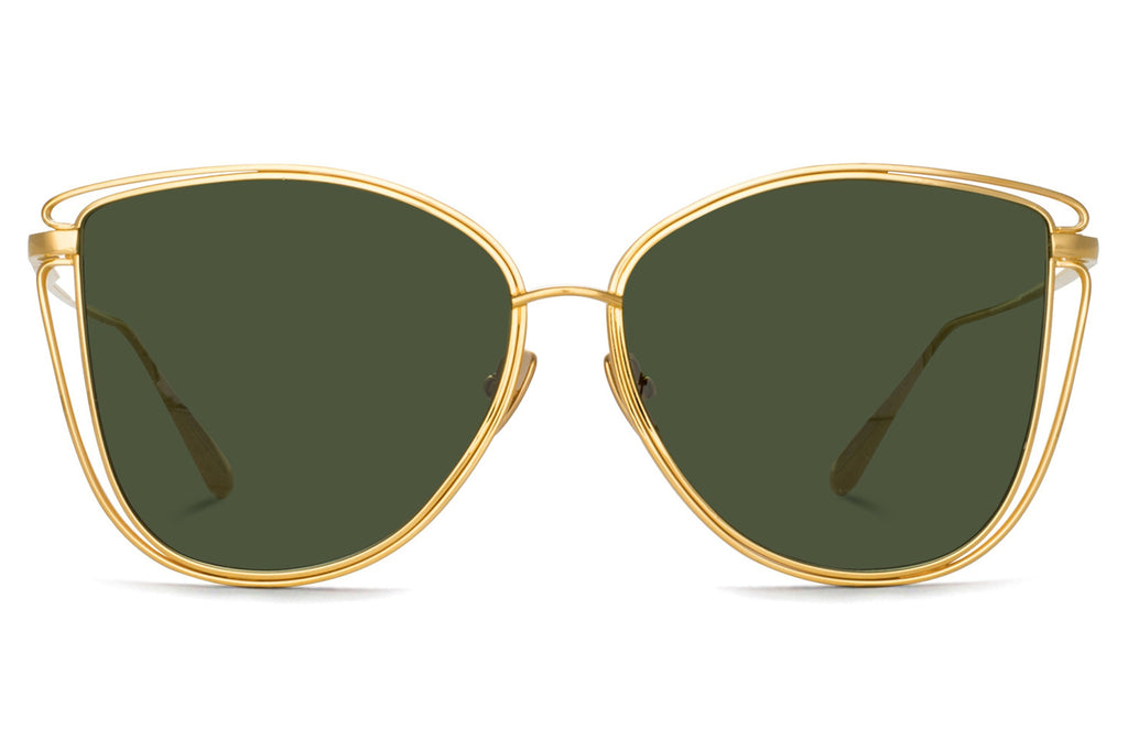 Linda Farrow - Dinah Sunglasses Yellow Gold (C3)