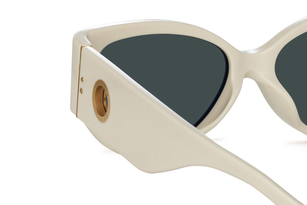 Linda Farrow - Connie Sunglasses White (C3)