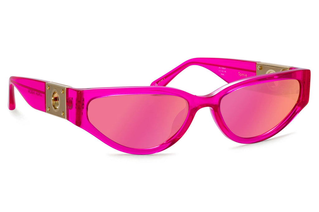 Linda Farrow - Tomie Sunglasses Neon Pink (C4)