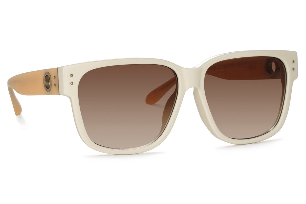 Linda Farrow - Perry Sunglasses White (C3)