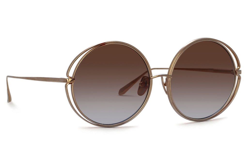 Linda Farrow - Selene Sunglasses Light Gold (C2)