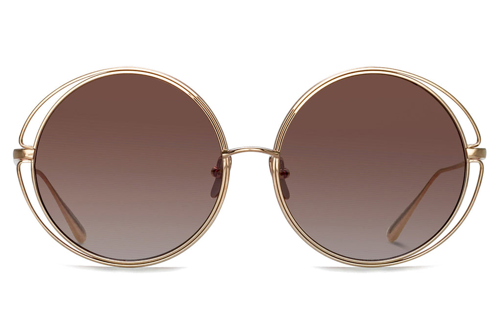 Linda Farrow - Selene Sunglasses Light Gold (C2)